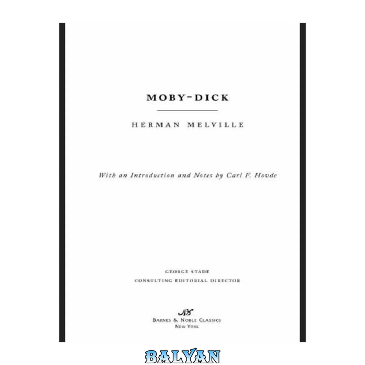 جلد کتاب Moby-Dick (Barnes &amp; Noble Classics)