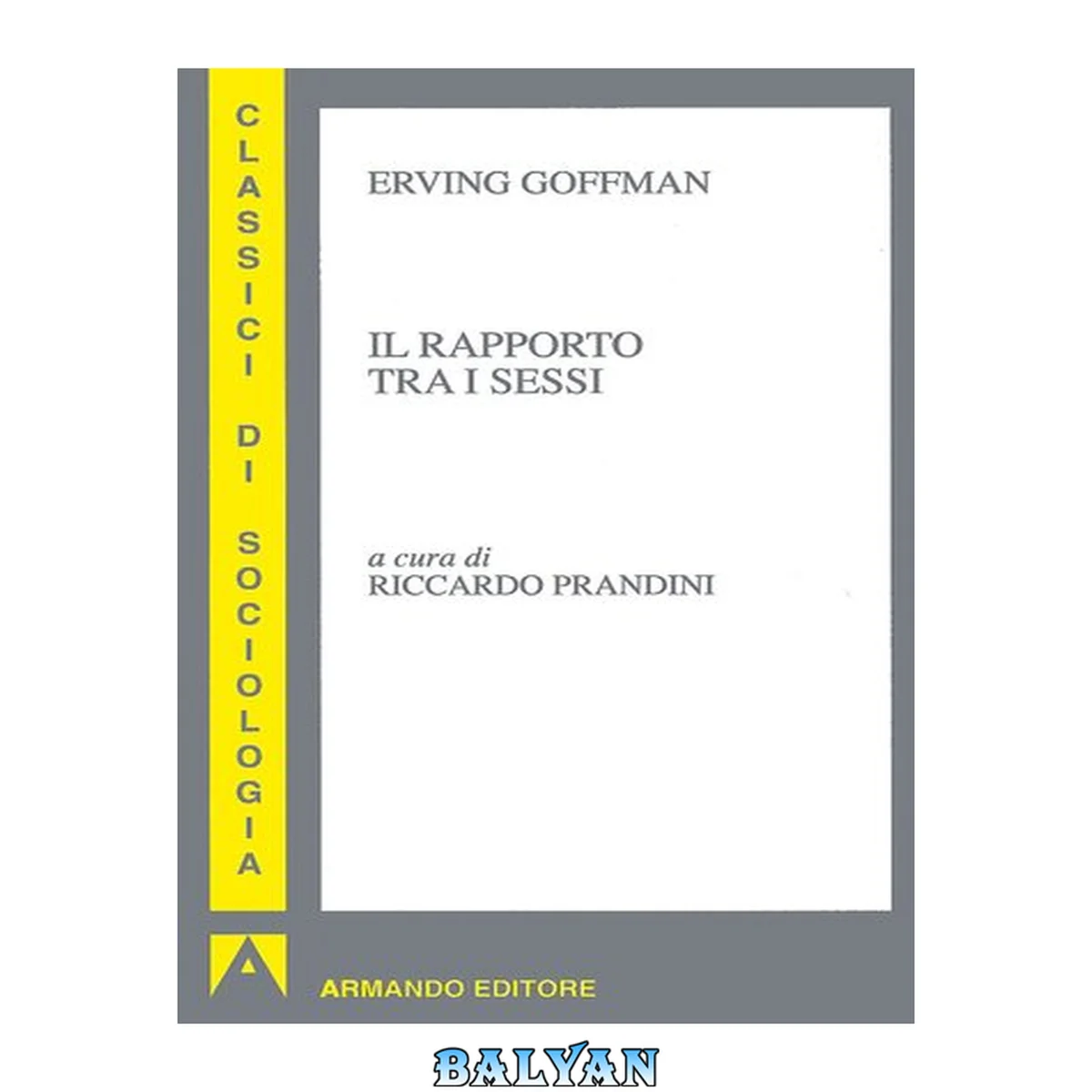 جلد کتاب Il rapporto tra i sessi