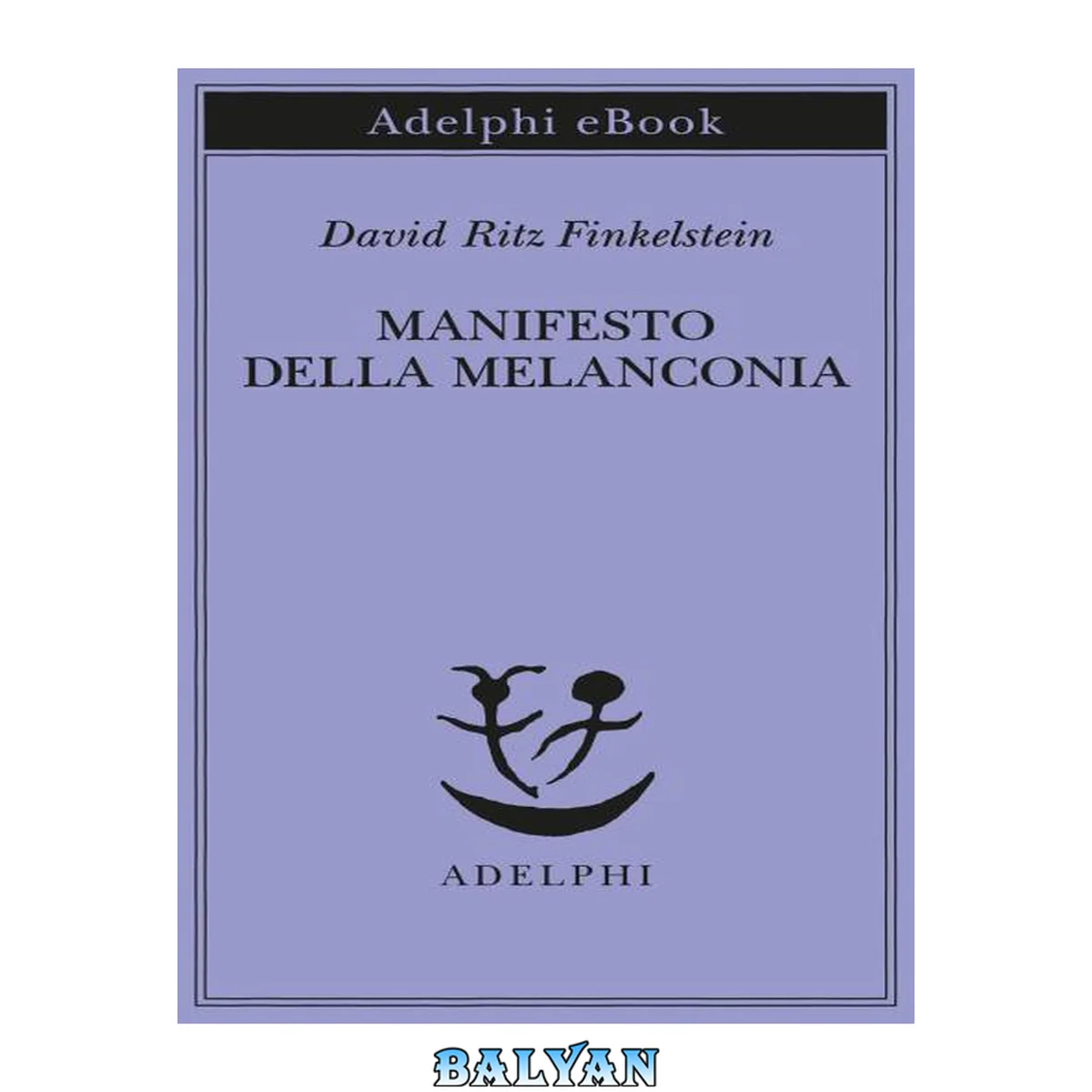جلد کتاب Manifesto della melanconia