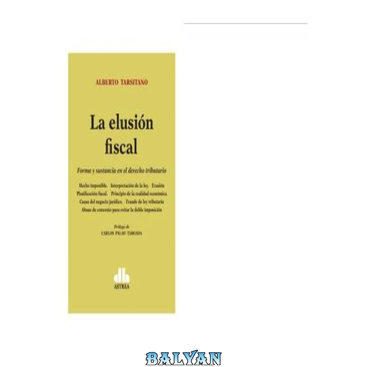 جلد کتاب La elusión fiscal (Argentina)