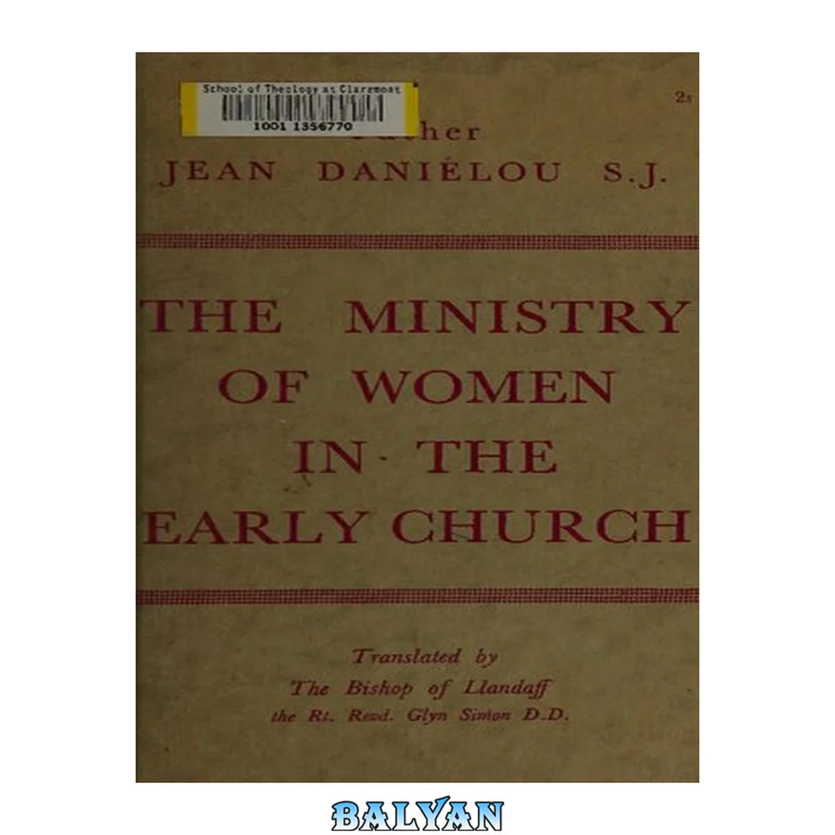 جلد کتاب The ministry of women in the early church