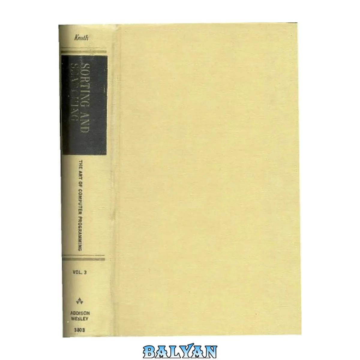 جلد کتاب The Art of Computer Programming: Sorting and Searching Volume 3