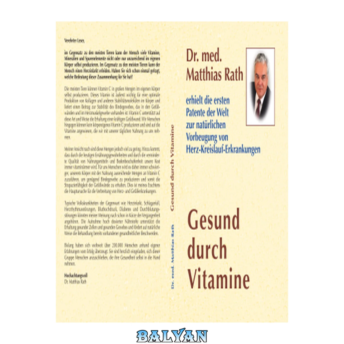 جلد کتاب Gesund durch Vitamine