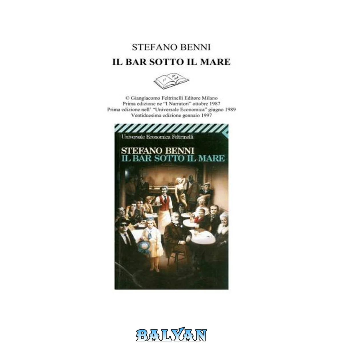 جلد کتاب Il bar sotto il mare