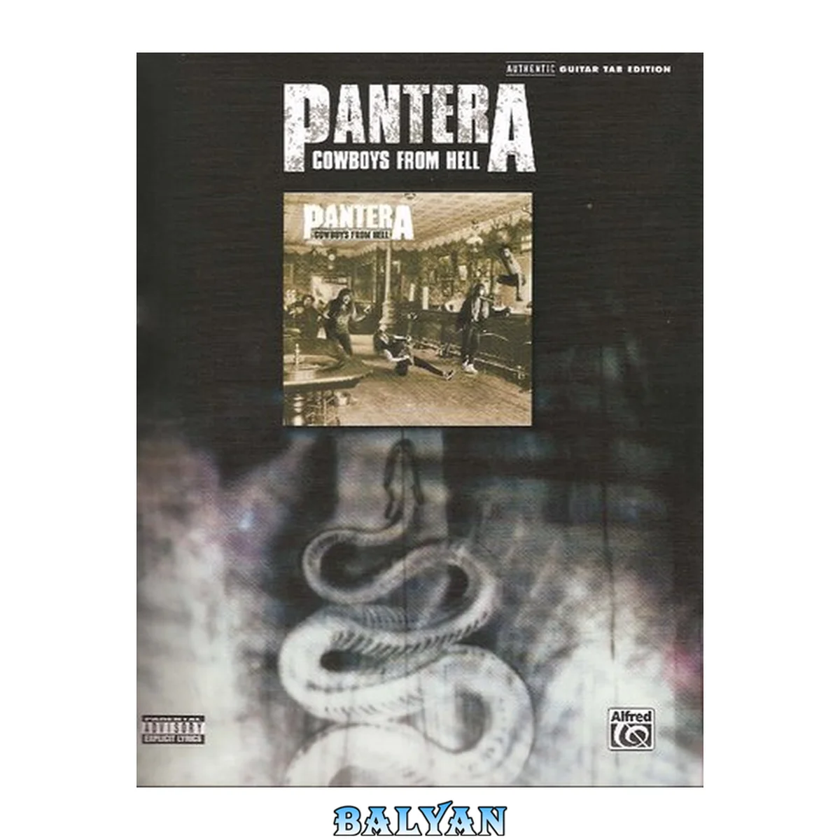 جلد کتاب Pantera- Cowboys From Hell (Guitar Tab)