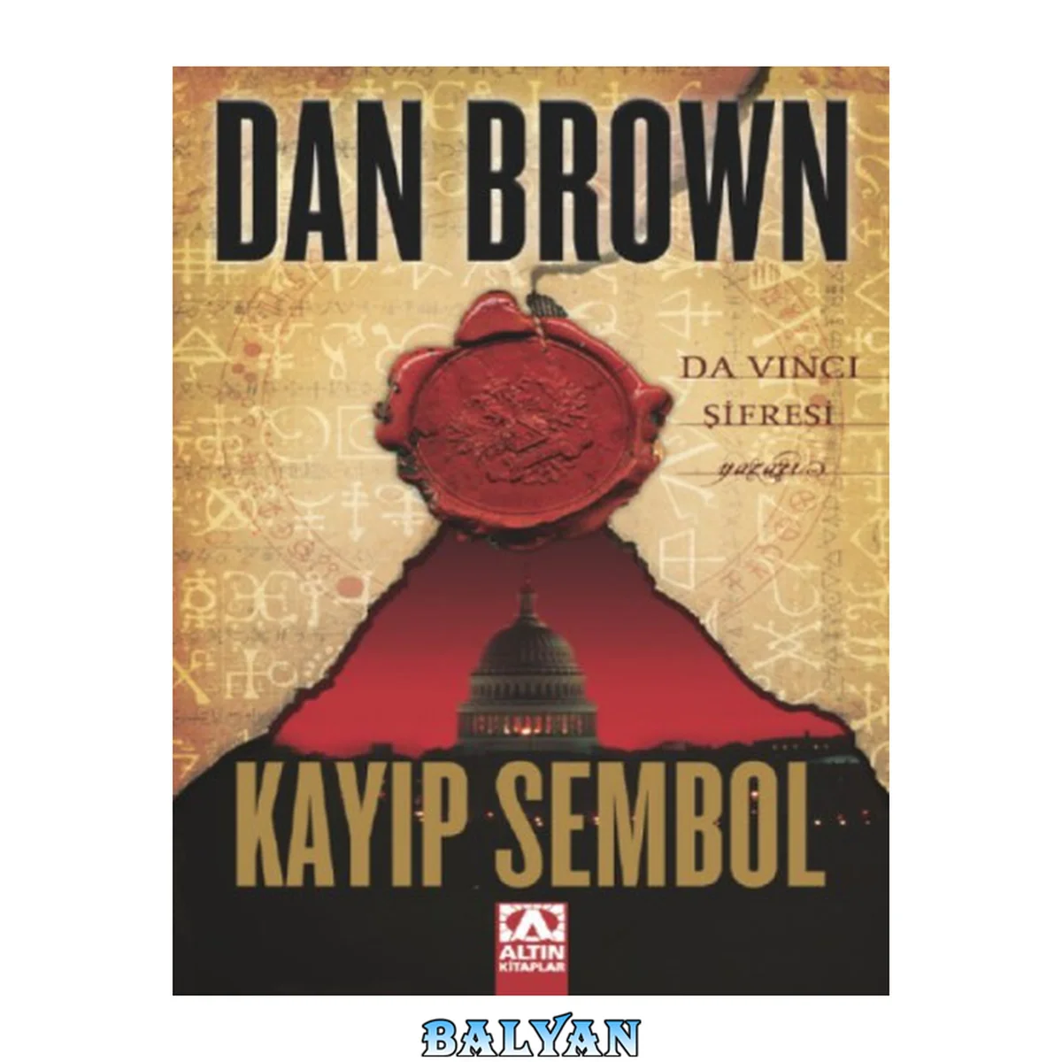 جلد کتاب Kayıp Sembol