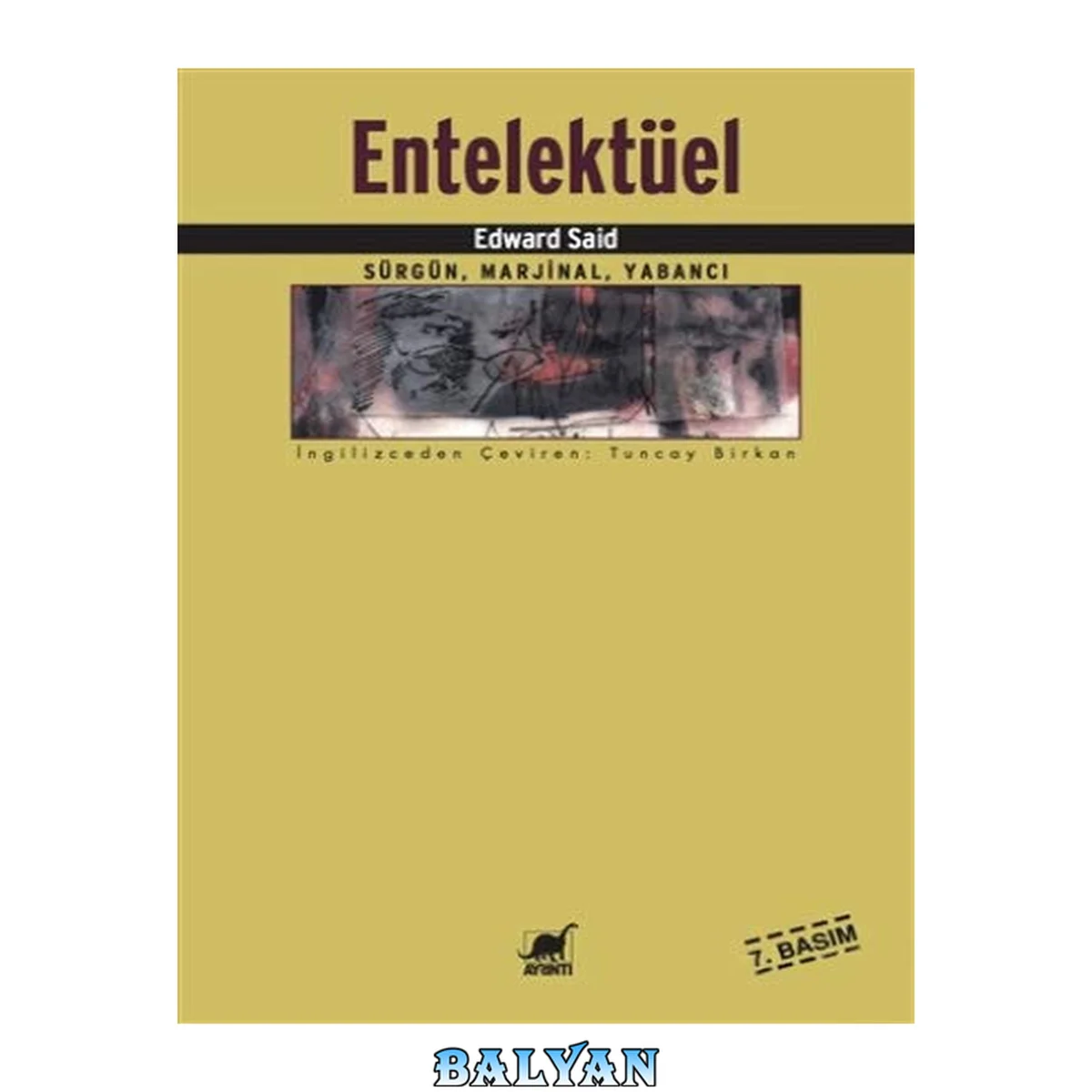 جلد کتاب Entellektüel: sürgün, marjinal, yabancı