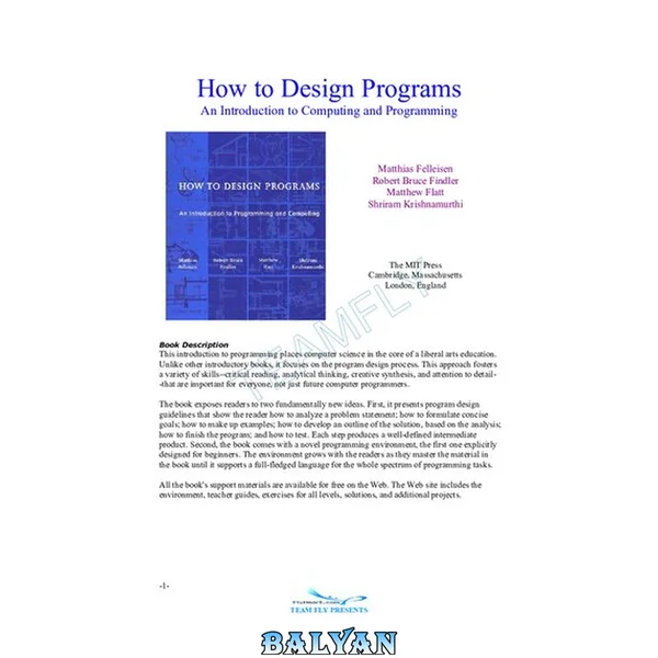 How to Design Programs An Introduction to Computing and Programming