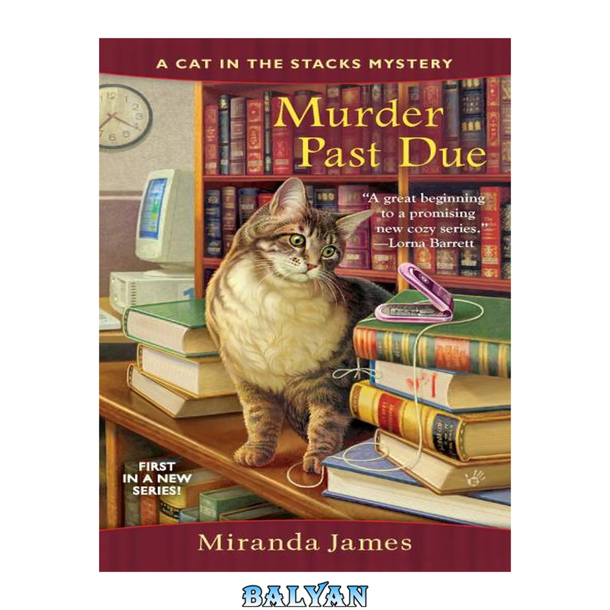 جلد کتاب Murder Past Due - Cat in the Stacks Cozy Mystery 1