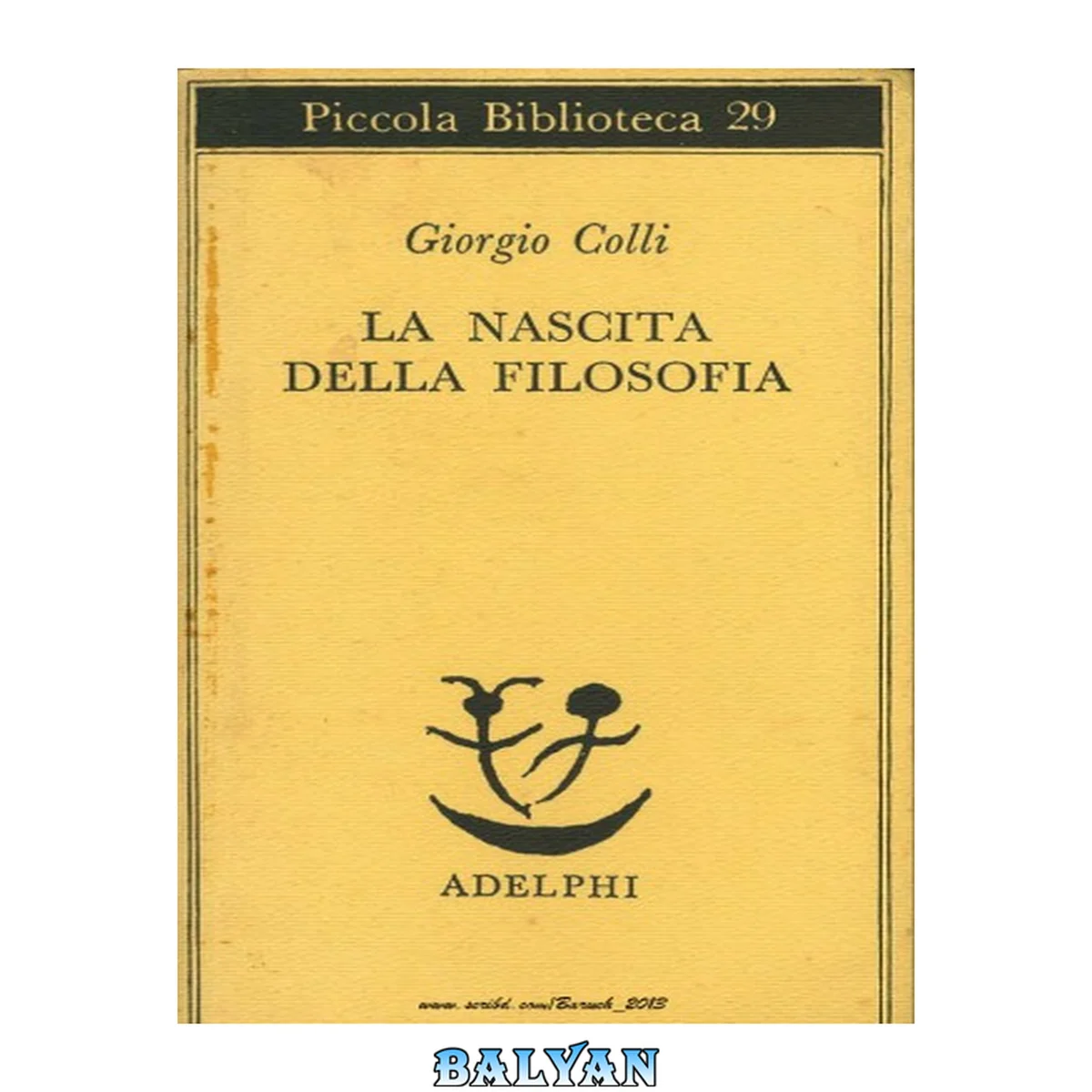 جلد کتاب La nascita della filosofia (Italian Edition)