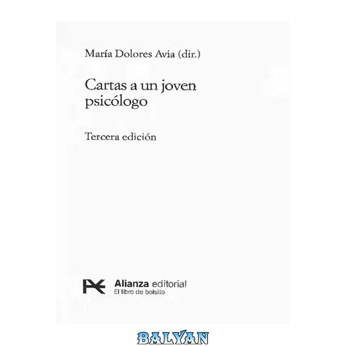 جلد کتاب Cartas a un jóven psicólogo