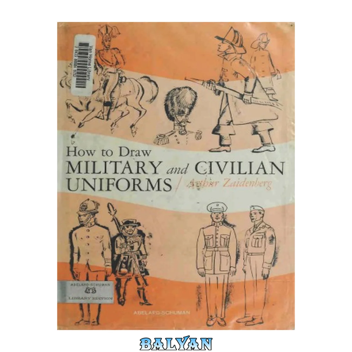 جلد کتاب How to Draw Military and Civilian Uniforms