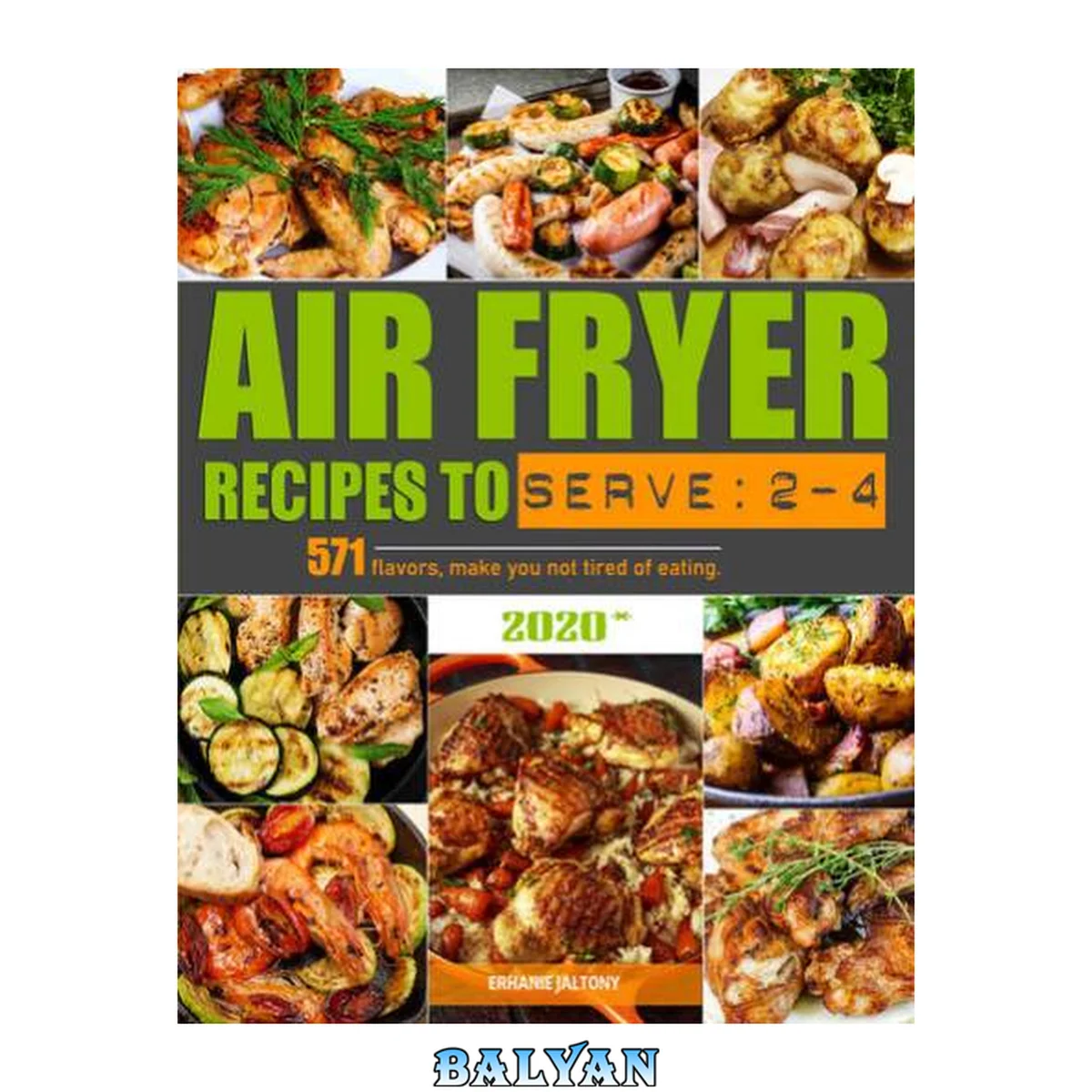 جلد کتاب Air Fryer Recipes to Serve 2-4