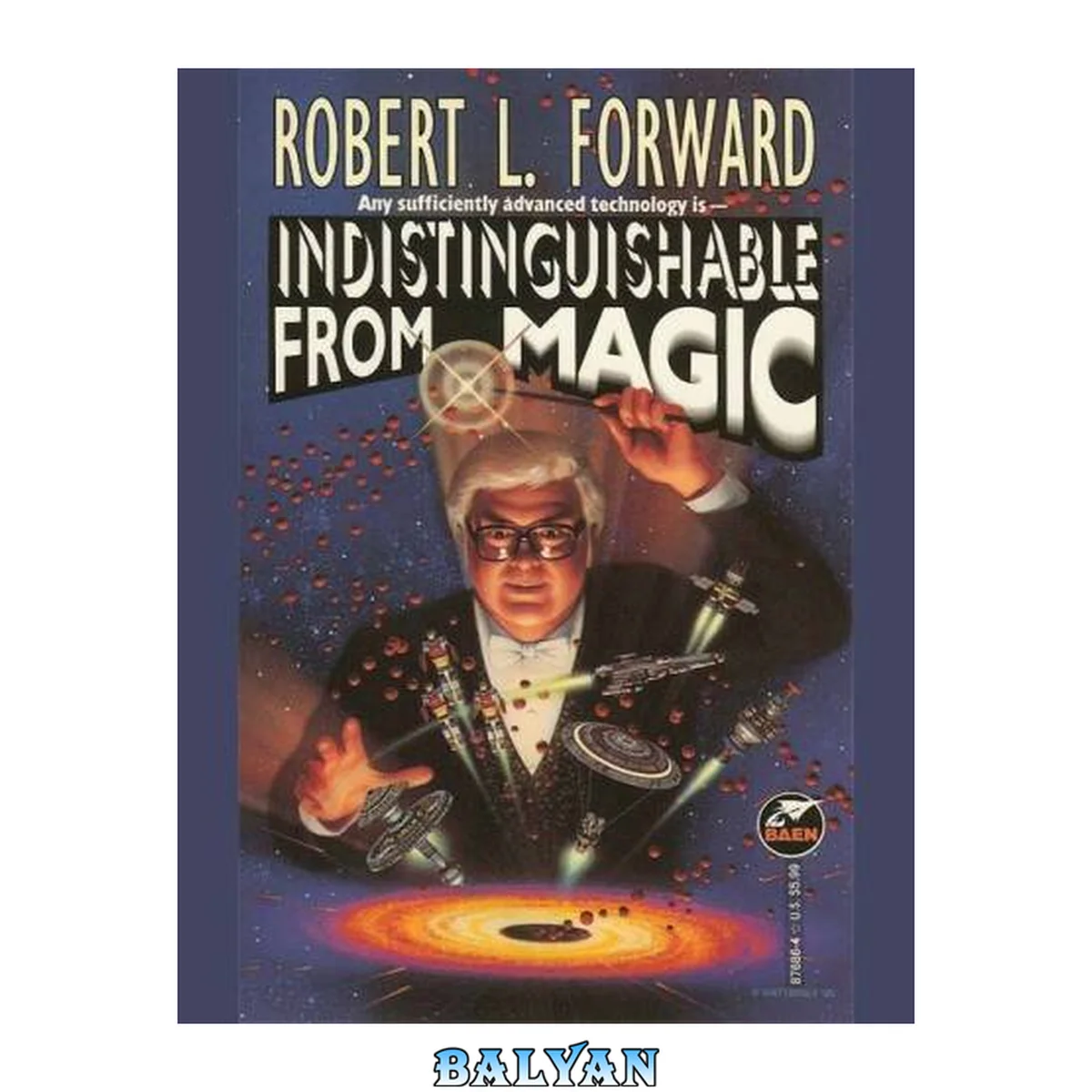 جلد کتاب Indistinguishable from magic : speculations and visions of the future