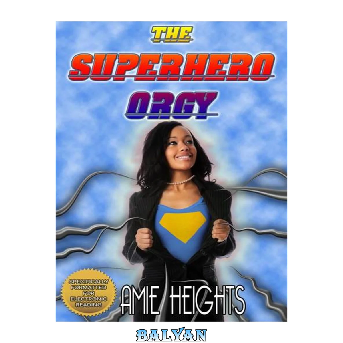 جلد کتاب The Superhero Orgy