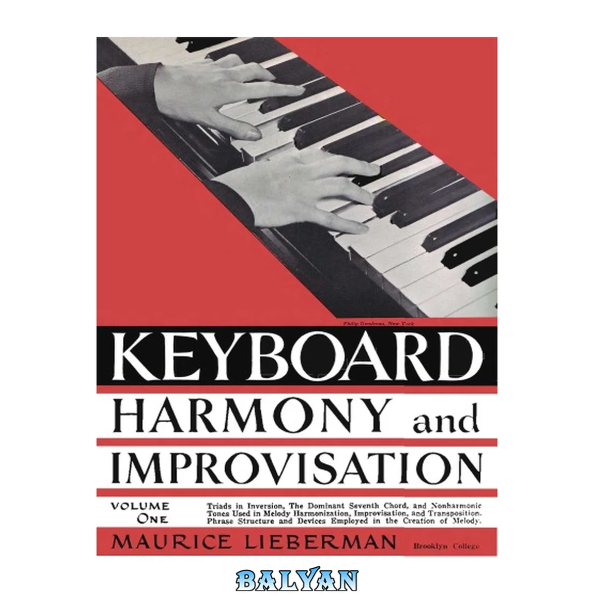 جلد کتاب Keyboard Harmony and Improvisation, Volume One
