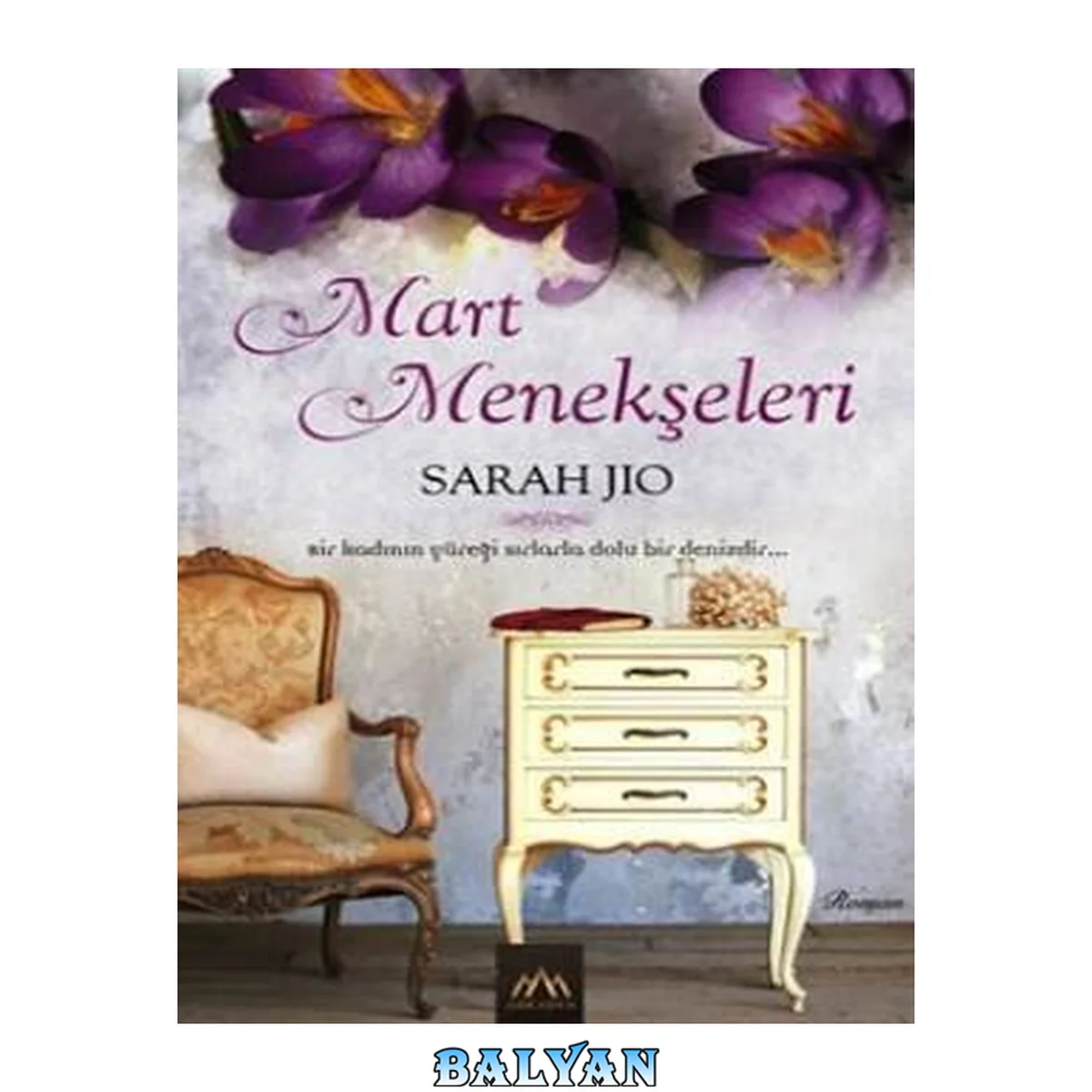 جلد کتاب Mart menekşeleri