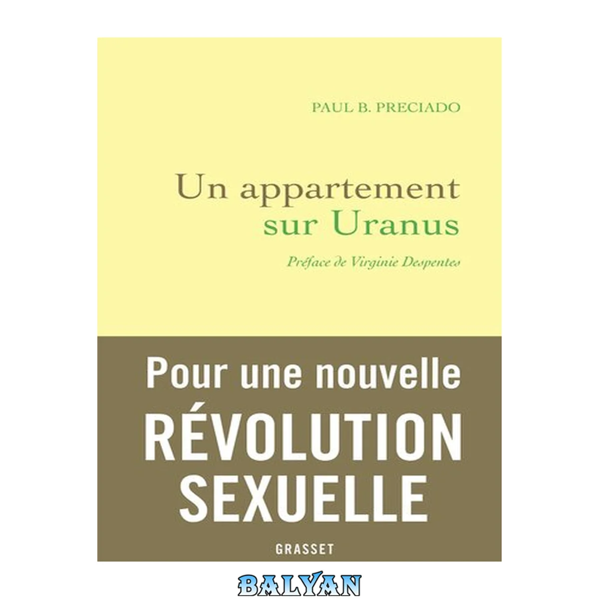 جلد کتاب Un appartement sur Uranus : Préface de Virginie Despentes (essai français) (French Edition)