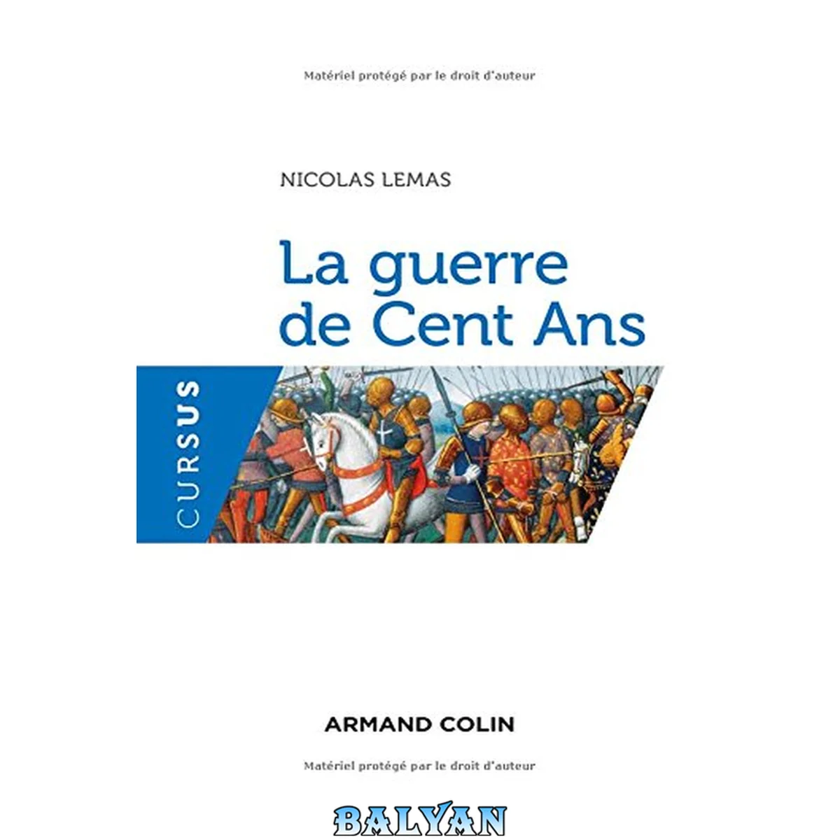 جلد کتاب La guerre de Cent Ans (Cursus) (French Edition)