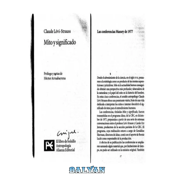 Mito y significado / Myth and Meaning