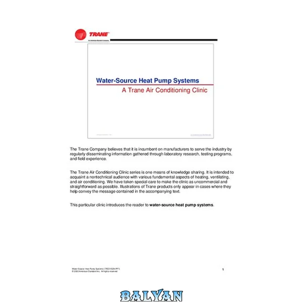 Water-Source Heat Pump Systems