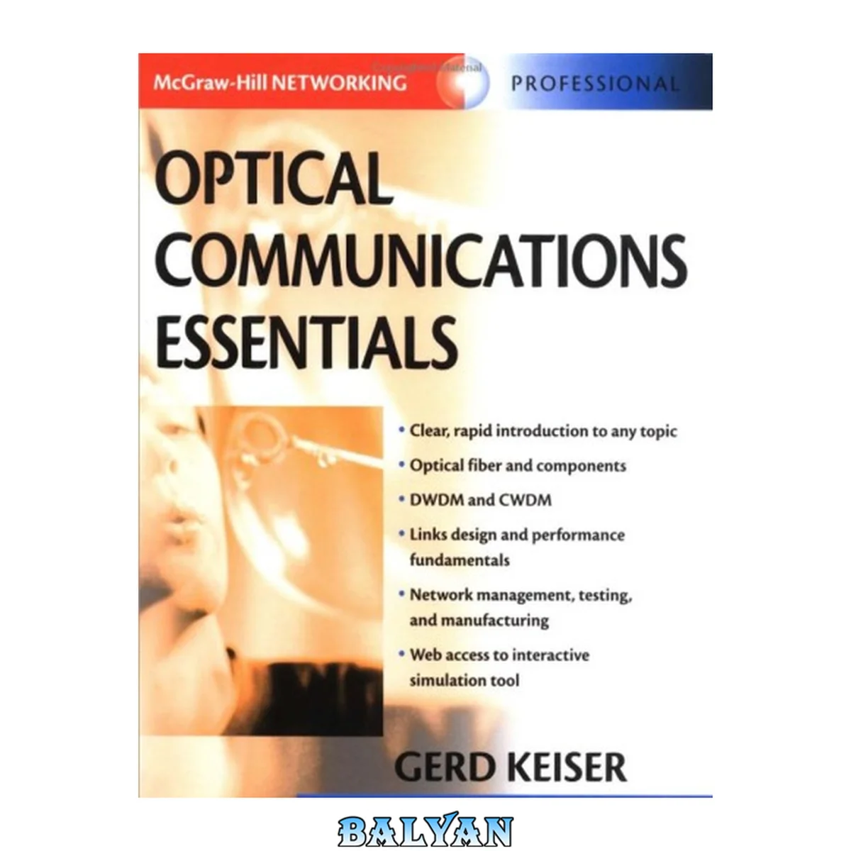 جلد کتاب Optical Communications Essentials