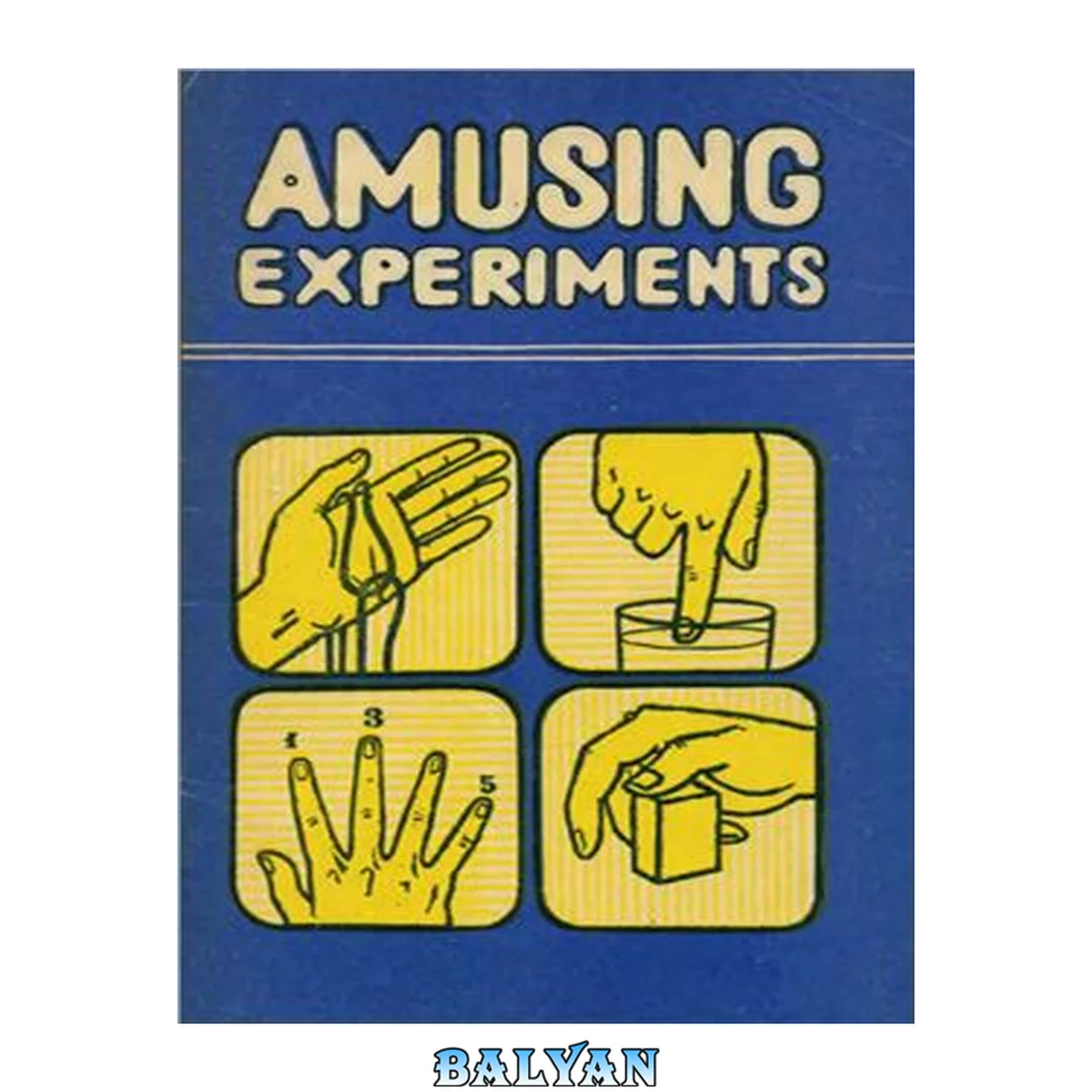 جلد کتاب Amusing experiments