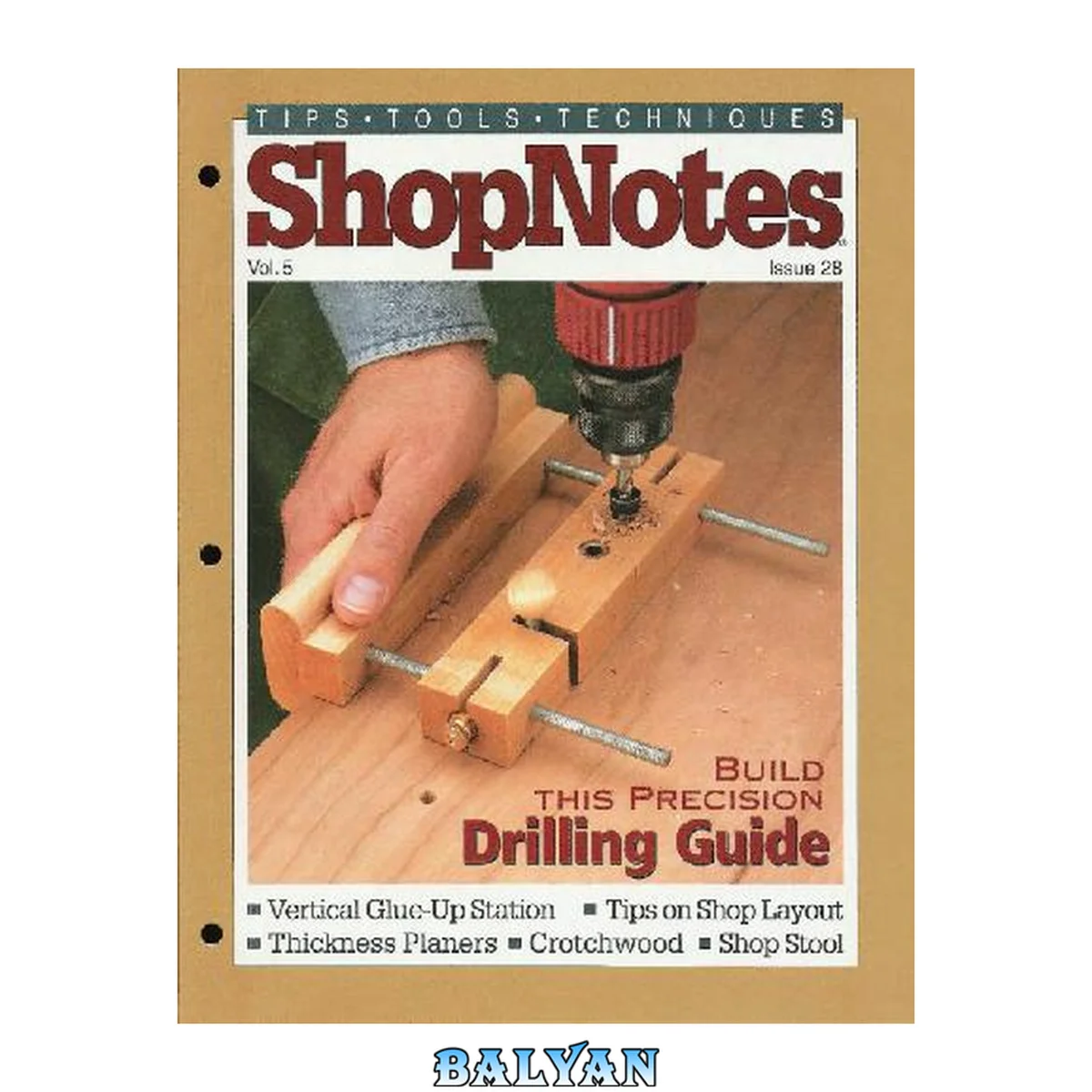 جلد کتاب Woodworking Shopnotes 028 - Drilling Guide