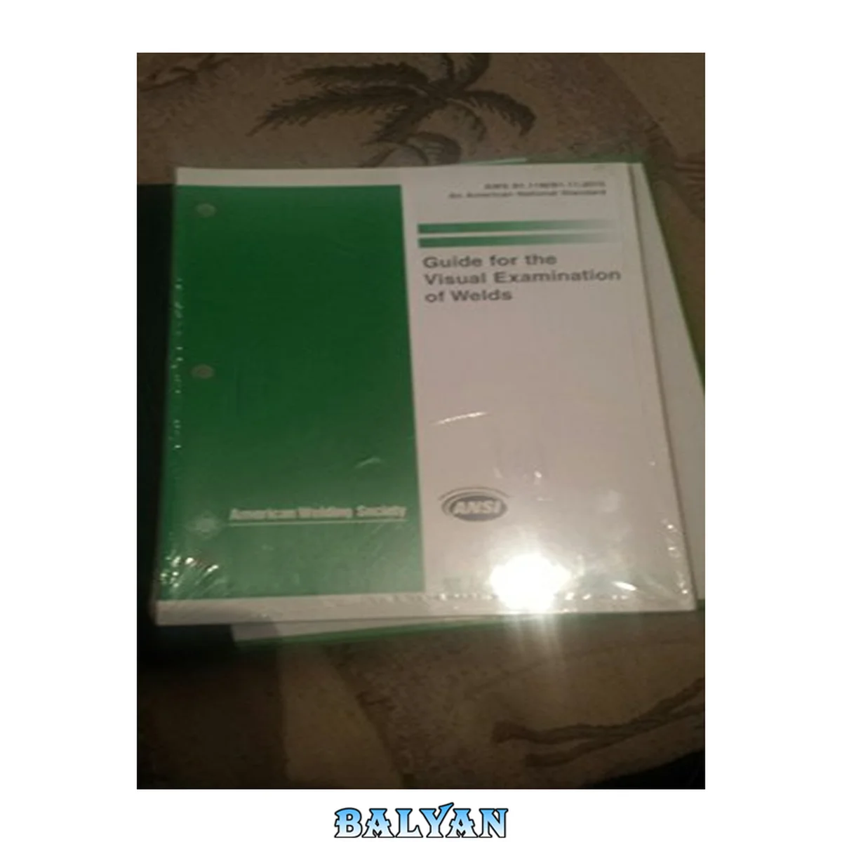 جلد کتاب AWS B1.11M/B1.11:2015 Guide for the Visual Examination of Welds