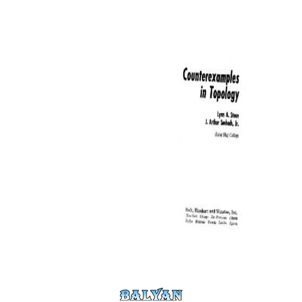 Counterexamples in Topology
