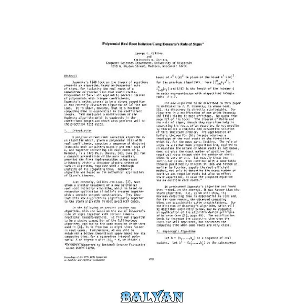 Polynomial real root isolation using Descartes rule