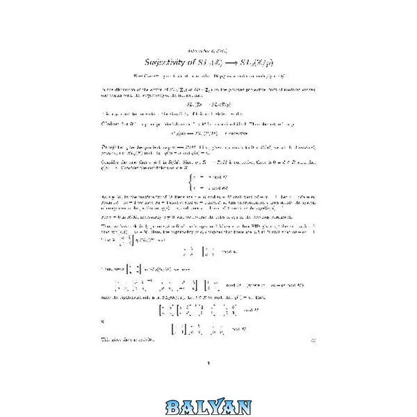 Surjectivity of SL 2(Z)->SL 2(Z/p)