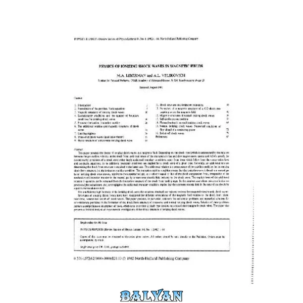 Physics Reports vol.84