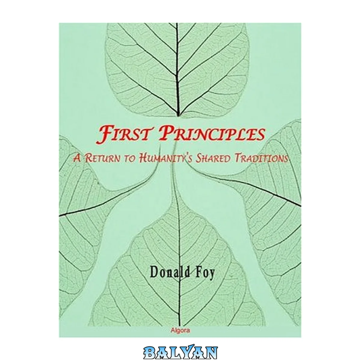 جلد کتاب First Principles (HC)