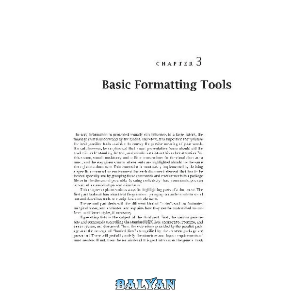 The LaTeX companion, chapter 3 only (Basic formatting tools)