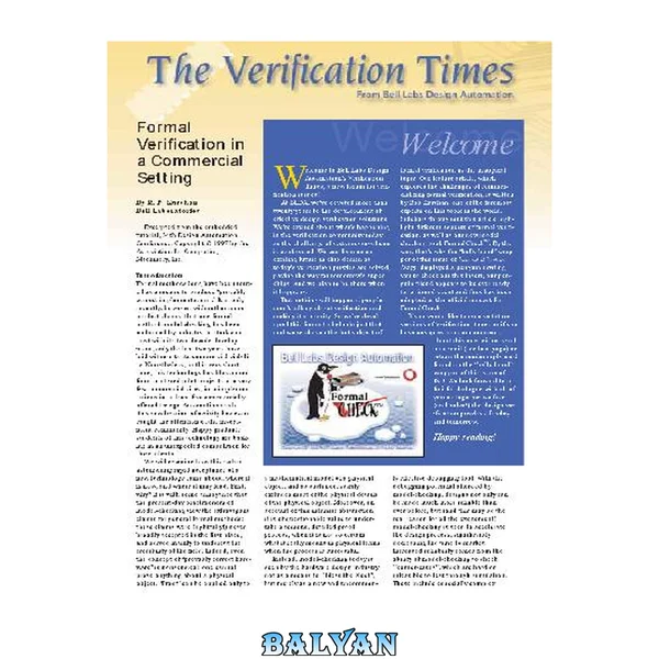 Formal Verification in a Commercial Setting