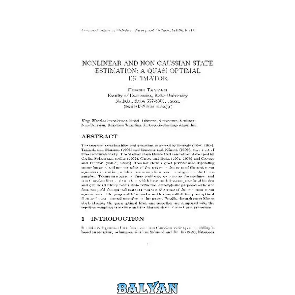 onlinear and non-Gaussian state estimation: A quasi-optimal estimator