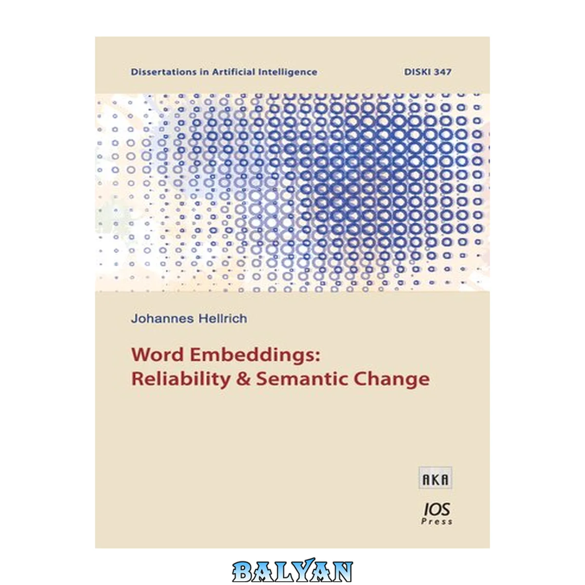 جلد کتاب Word Embeddings: Reliability and Semantic Change