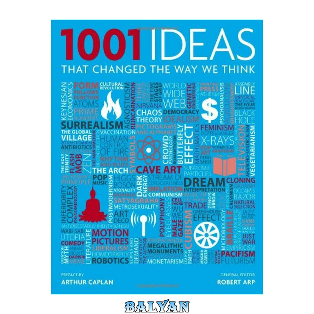 جلد کتاب Book Club in a box 1001 ideas that changed the way we think