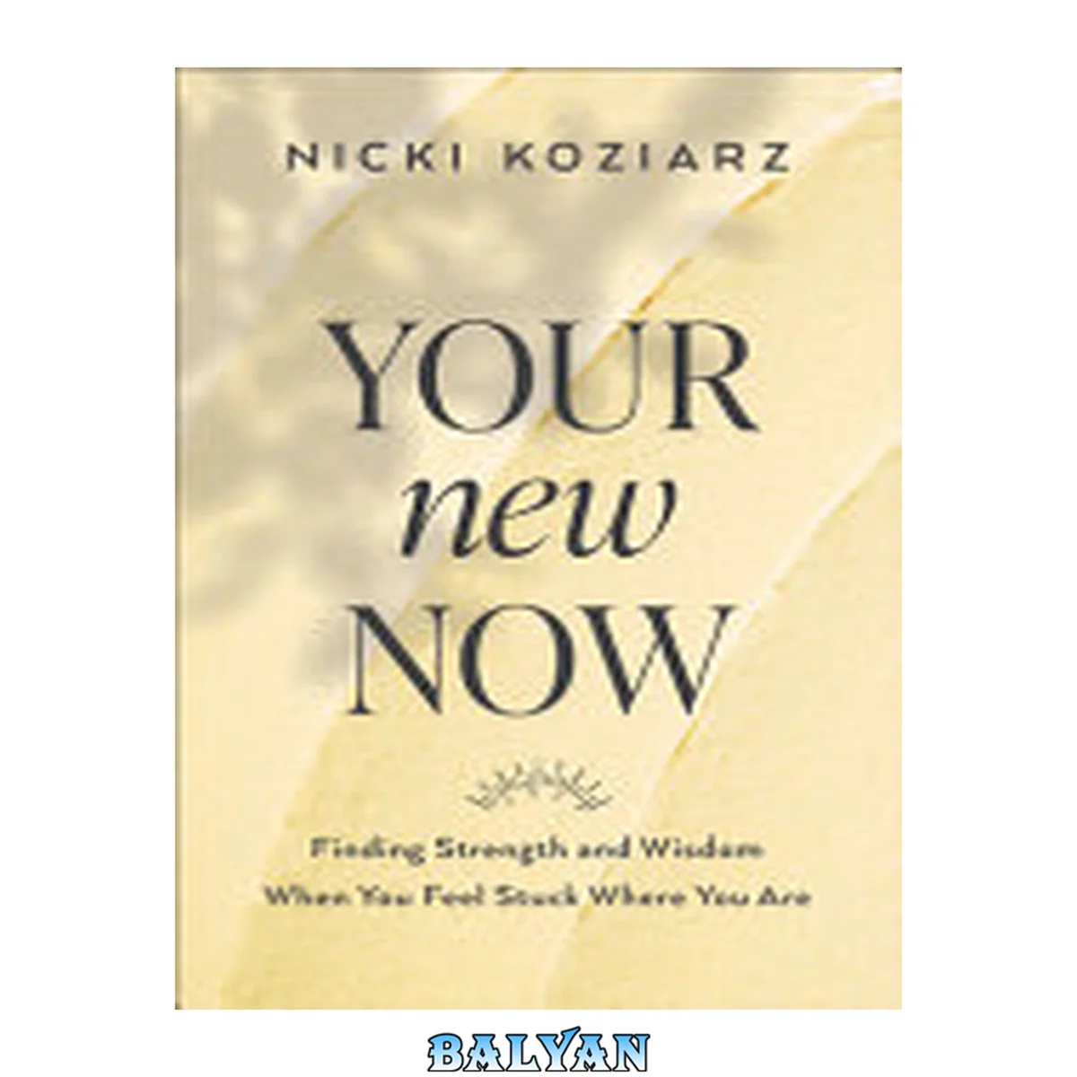 جلد کتاب Your new now : finding strength and wisdom when you feel stuck where you are