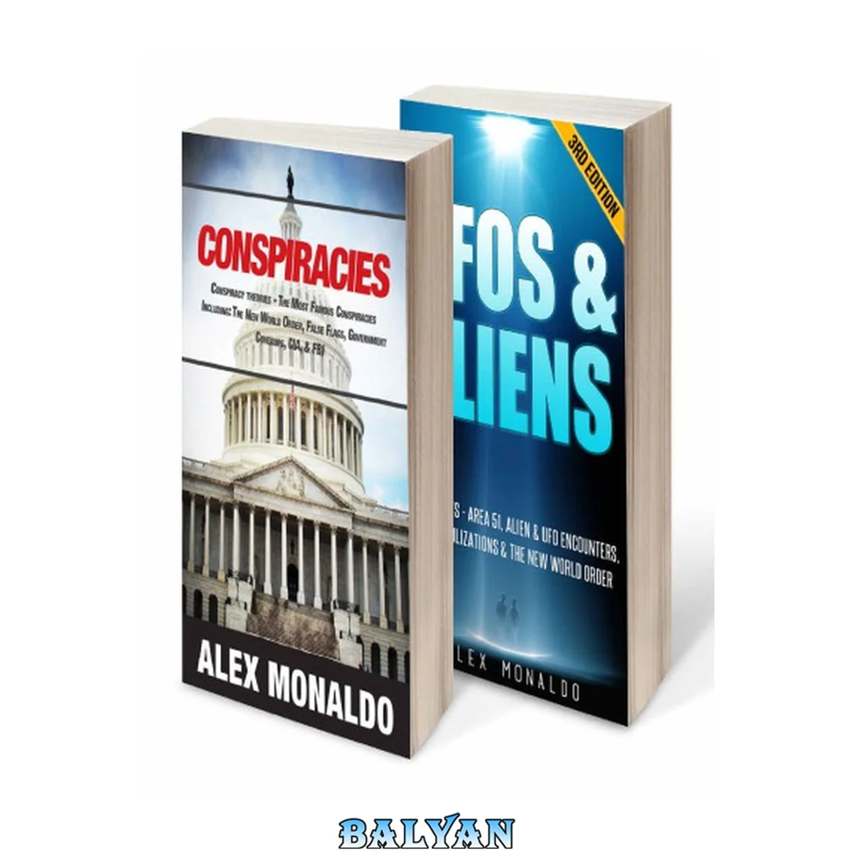 جلد کتاب Conspiracies, Bundle I: Conspiracies, UFOs and Aliens