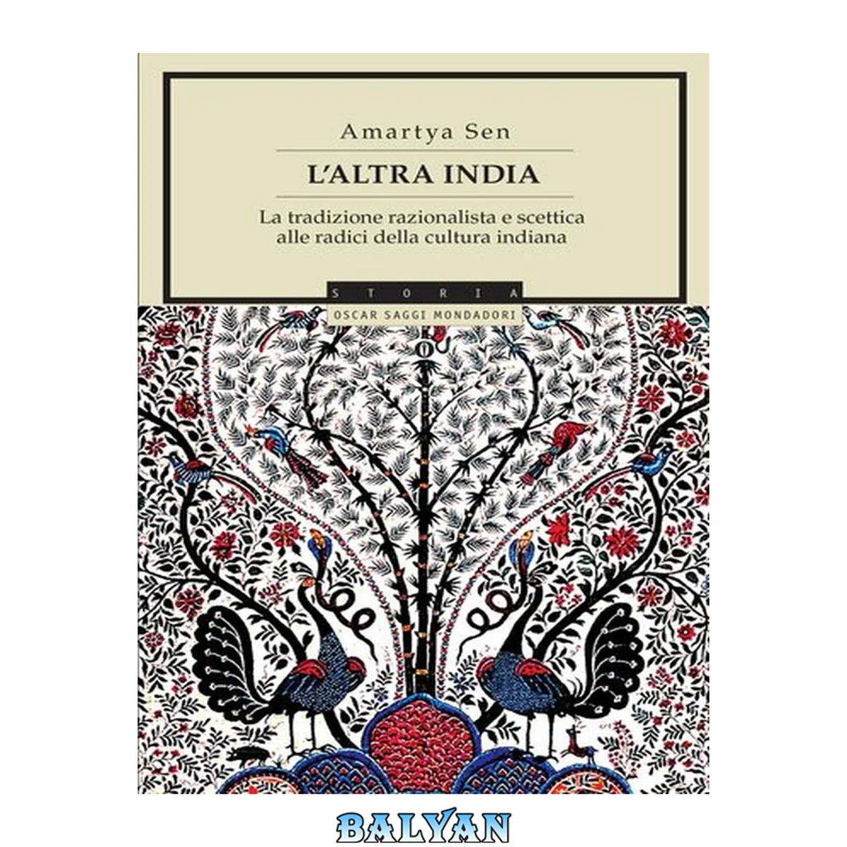 جلد کتاب L'altra India. La tradizione razionalista e scettica alle radice della cultura indiana