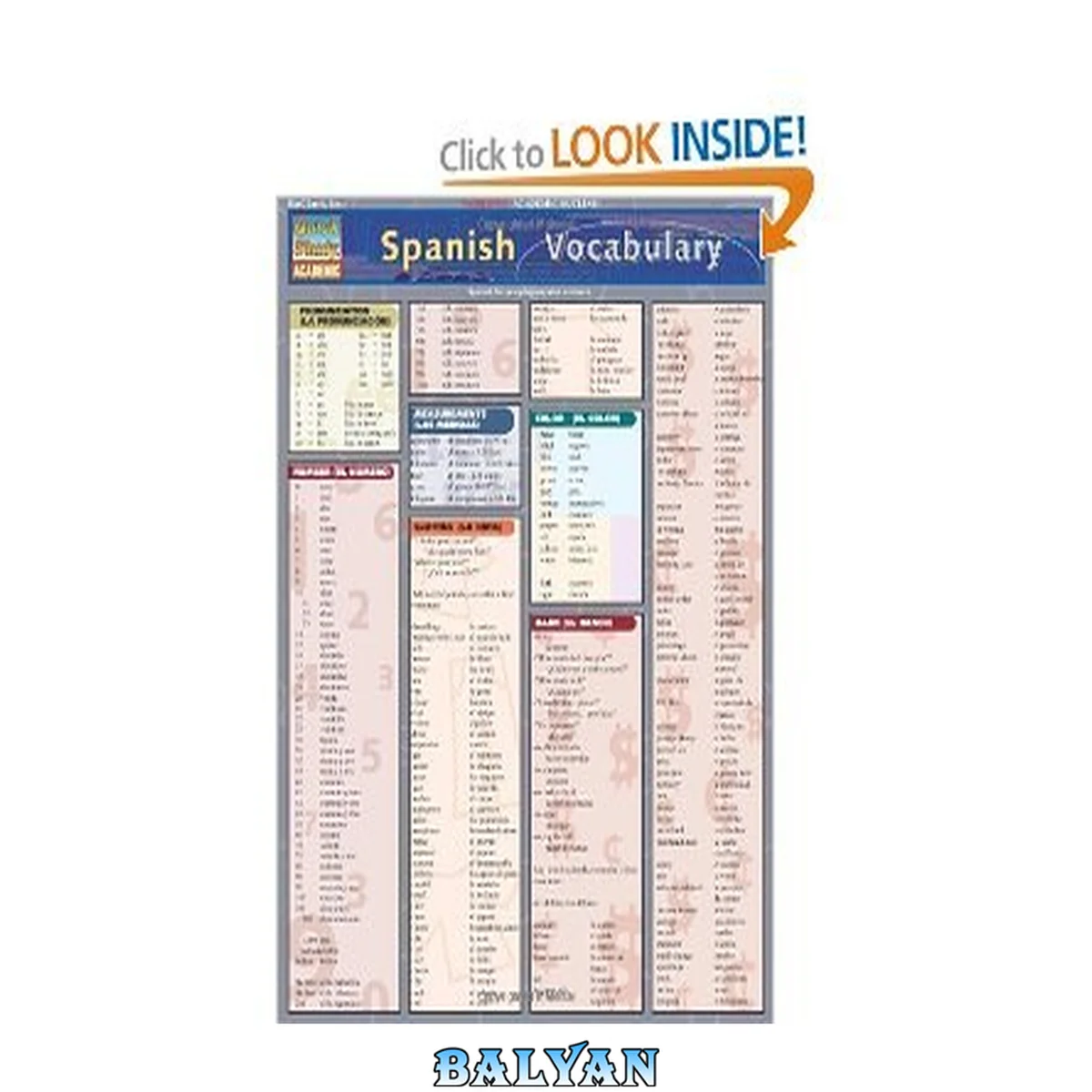 جلد کتاب Таблица - Inc. BarCharts. Spanish Conversation