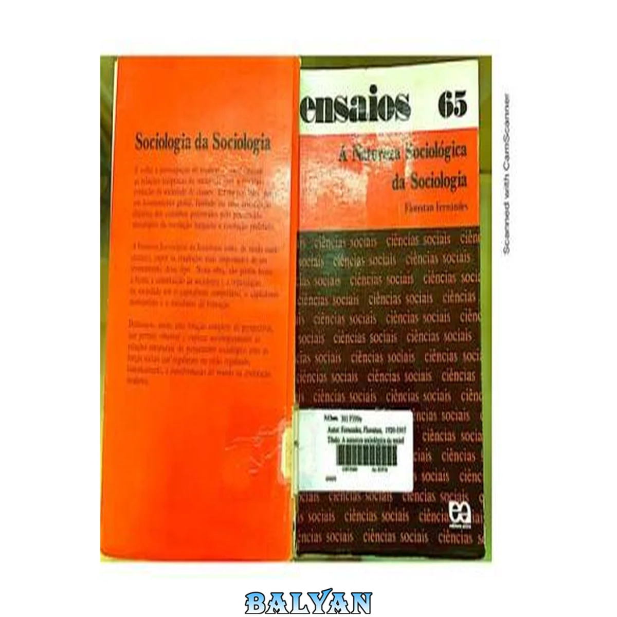 جلد کتاب A Natureza Sociológica da Sociologia