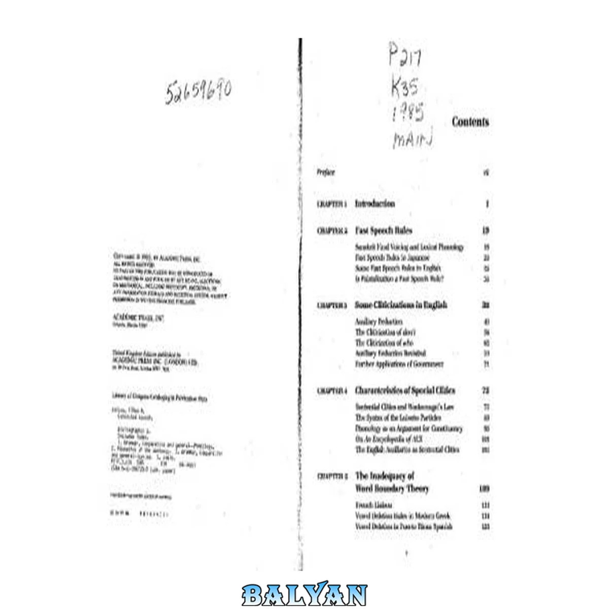جلد کتاب Connected speech : the interaction of syntax and phonology.