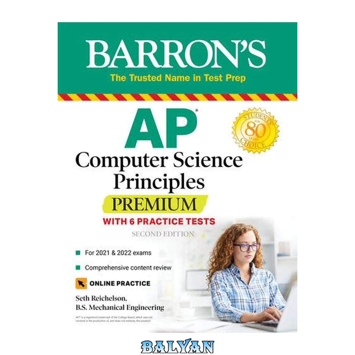 جلد کتاب AP Computer Science Principles Premium: 6 Practice Tests + Comprehensive Review + Online Practice