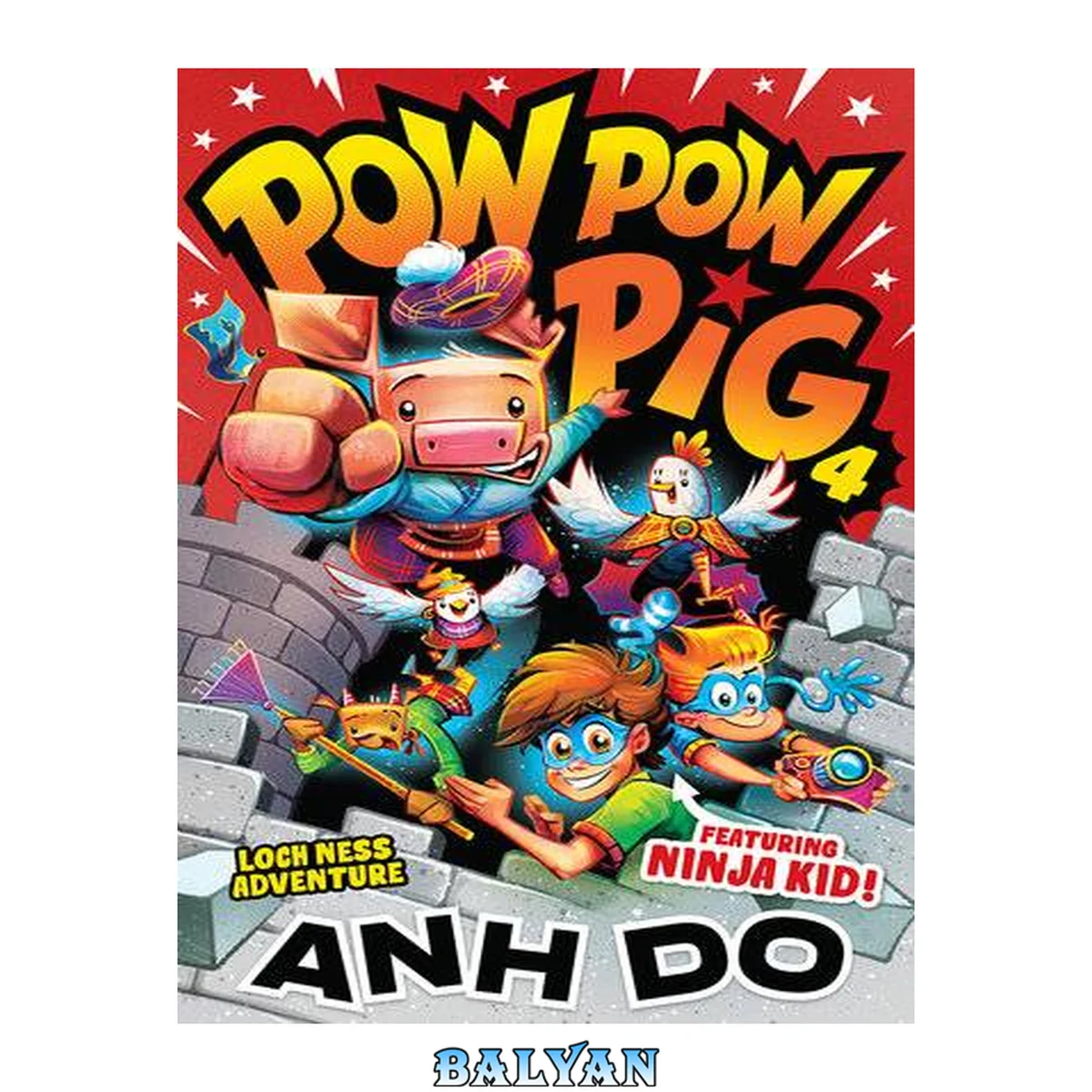 جلد کتاب Pow Pow Pig 4: Loch Ness Adventure