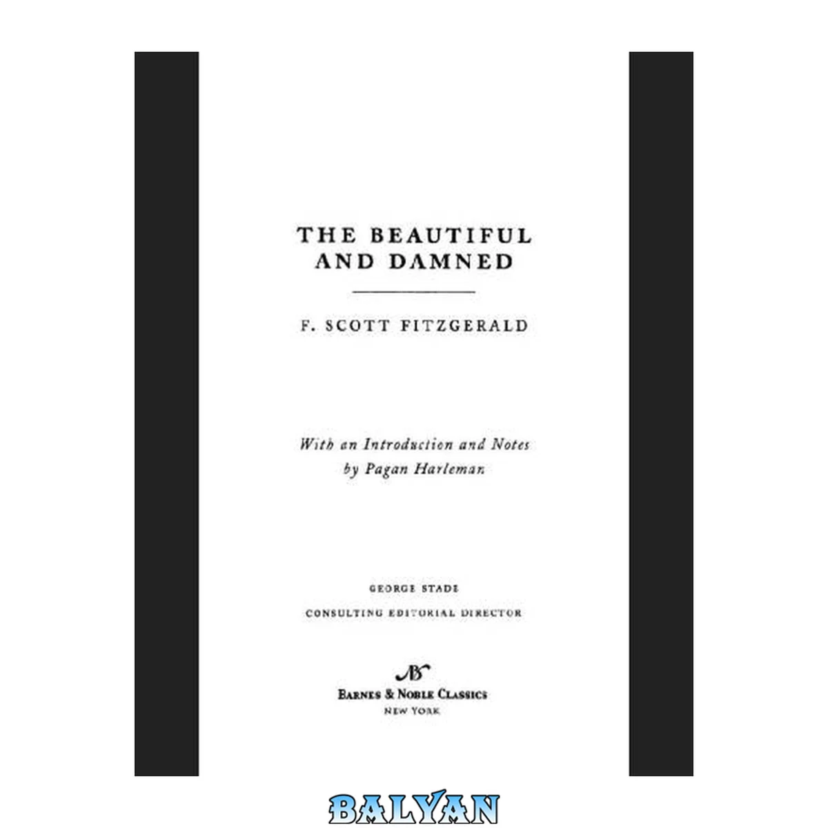 جلد کتاب The Beautiful and Damned