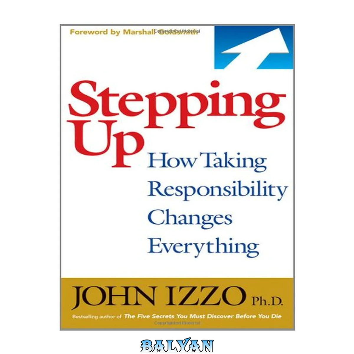 جلد کتاب Stepping Up : How Taking Responsibility Changes Everything (Paperback)--by John B. Izzo [2012 Edition] ISBN: 9781609940577