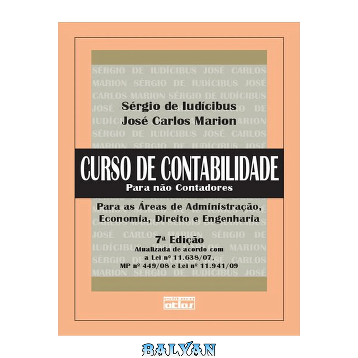 جلد کتاب Curso de Contabilidade para não Contadores: Respostas dos exercícios do livro-texto